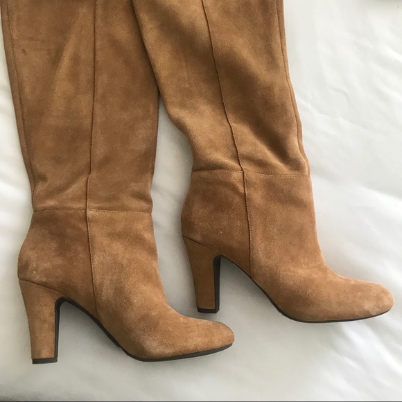 Jessica Simpson OTK Camel Boots - Size 8